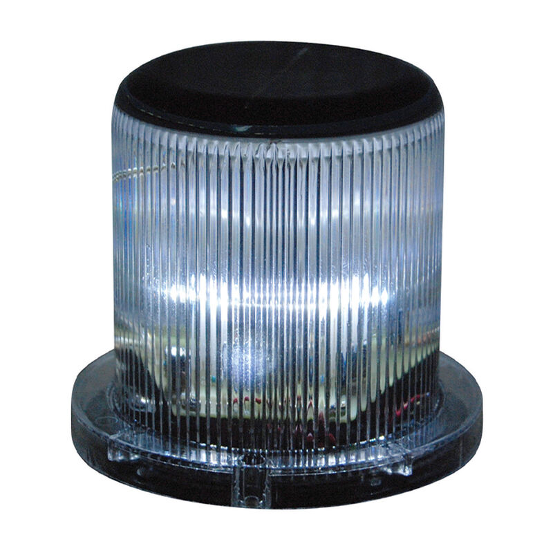 LED Solar Warning Light White 